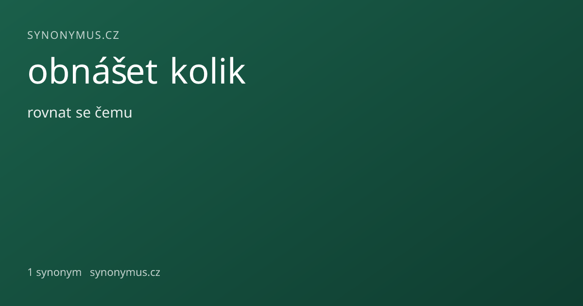 Náhled odkazu: obnášet kolik