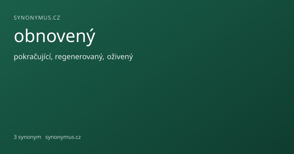 Náhled odkazu: obnovený