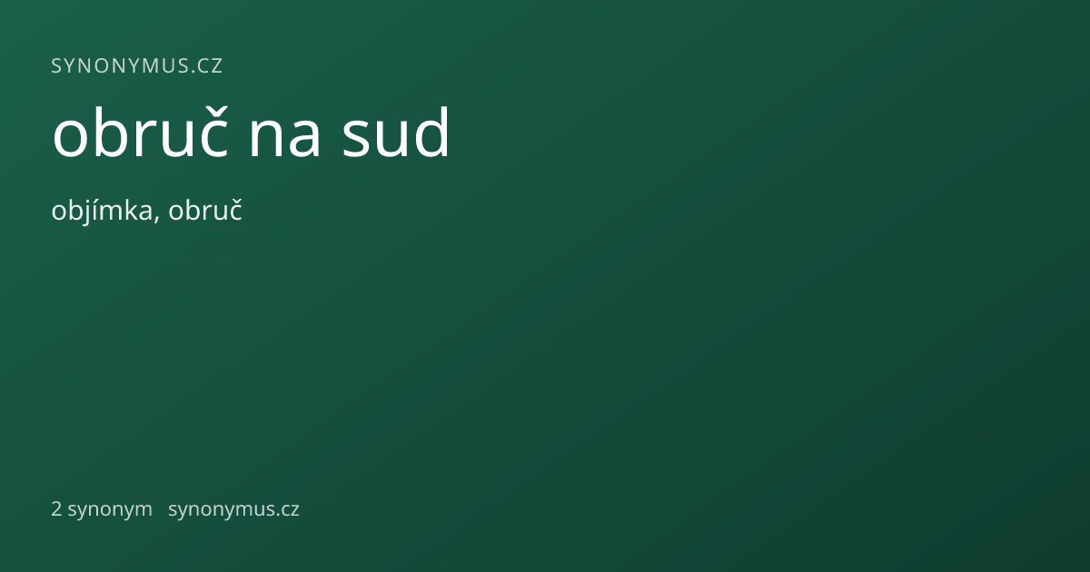 Náhled odkazu: obruč na sud