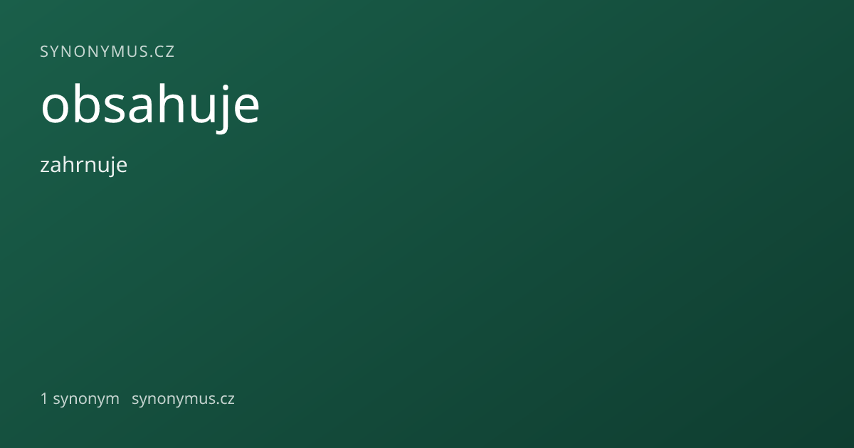 Náhled odkazu: obsahuje