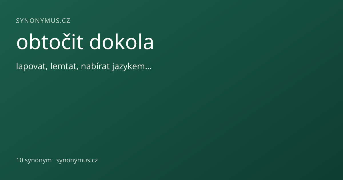 Náhled odkazu: obtočit dokola
