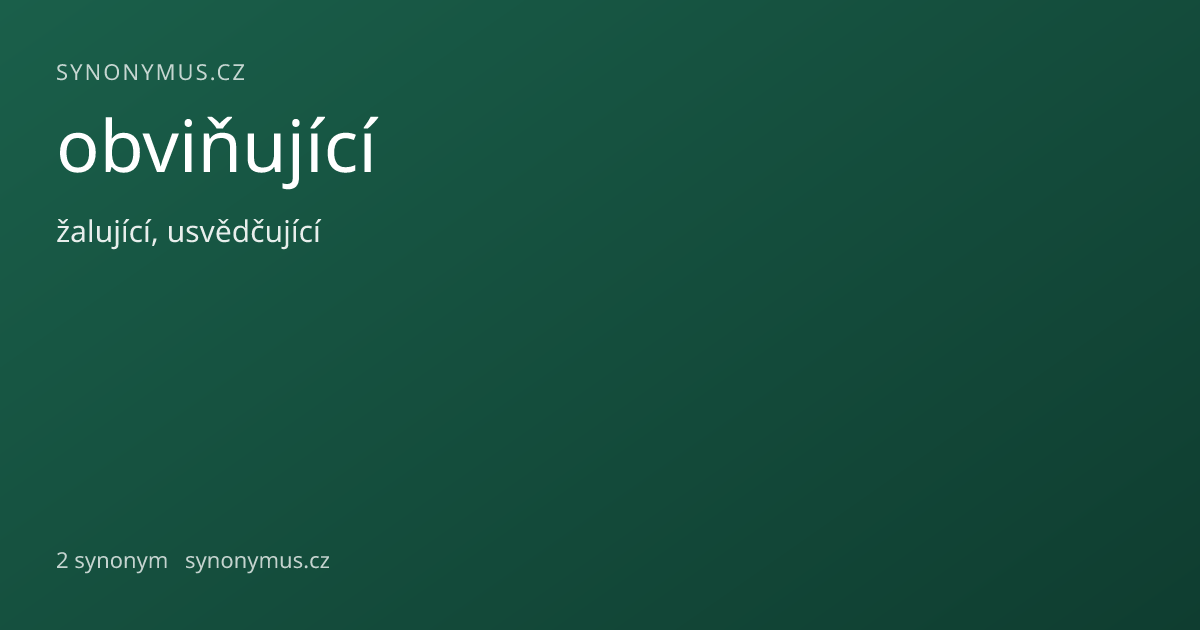Náhled odkazu: obviňující