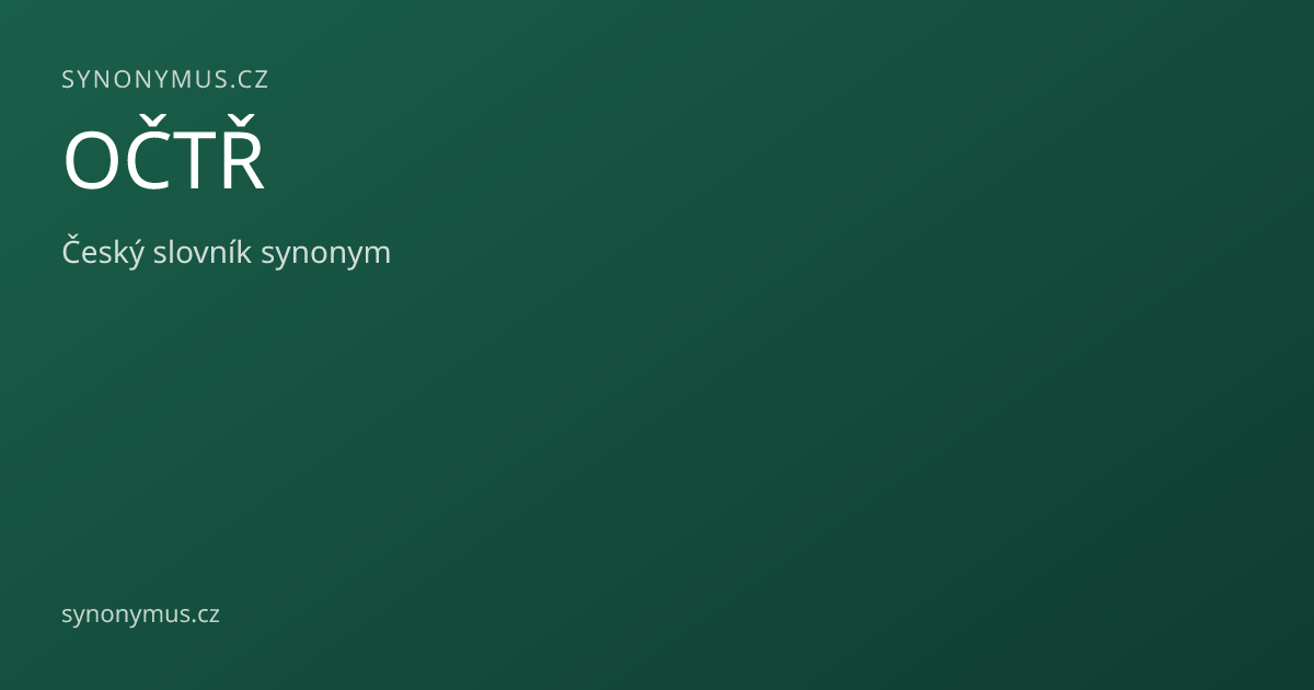 Náhled odkazu: OČTŘ