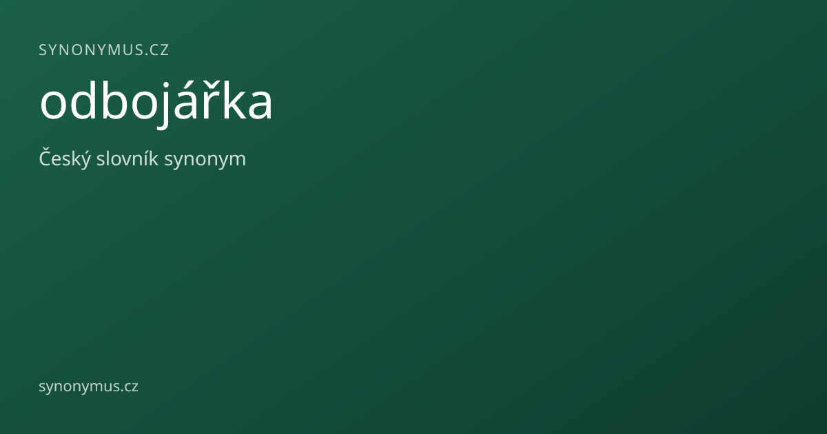 Náhled odkazu: odbojářka