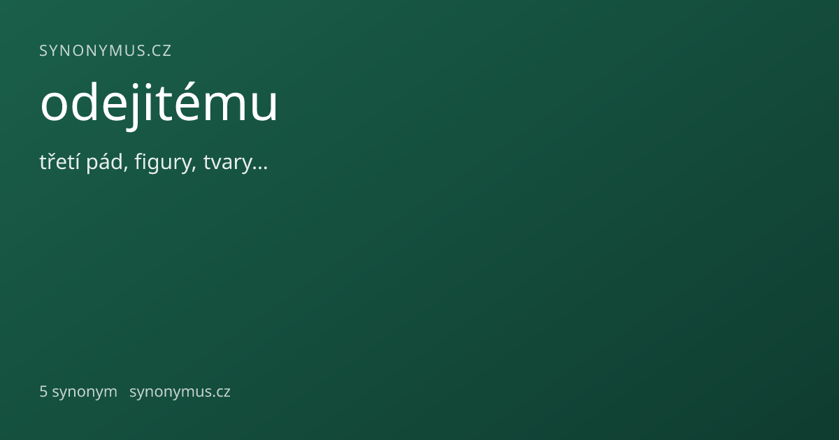 Náhled odkazu: odejitému