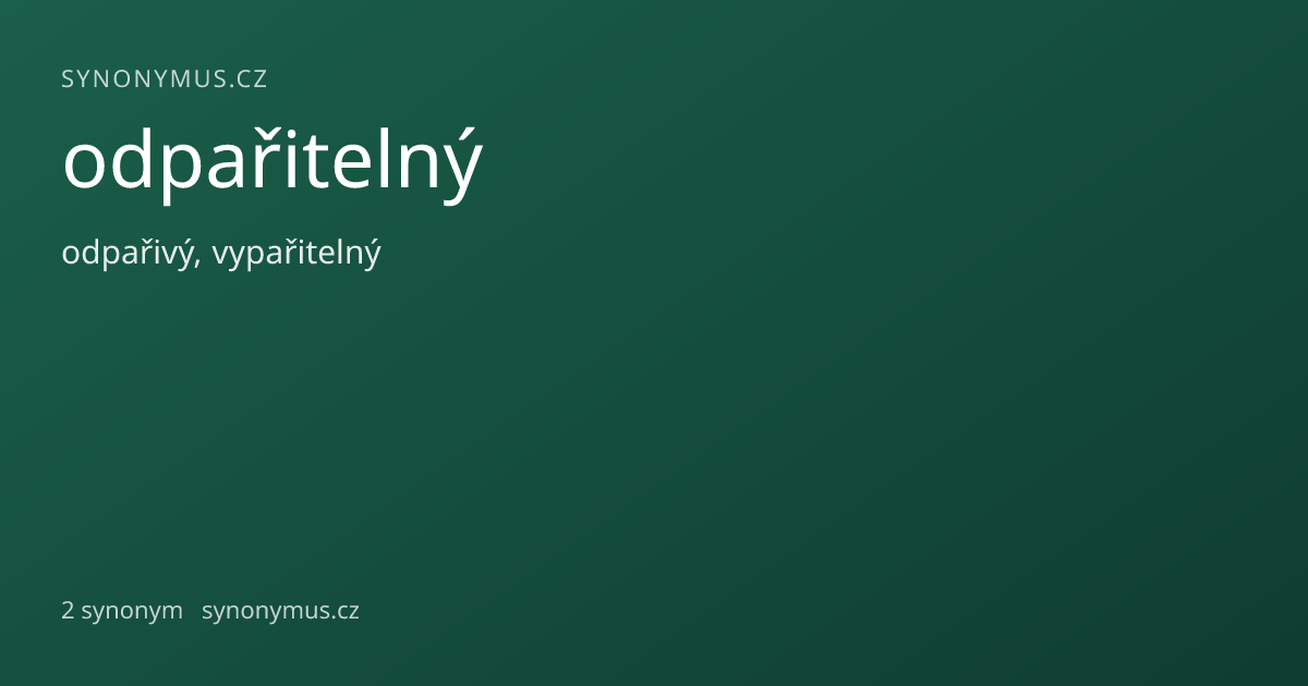 Náhled odkazu: odpařitelný