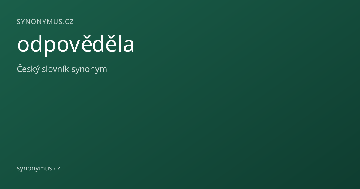 Náhled odkazu: odpověděla