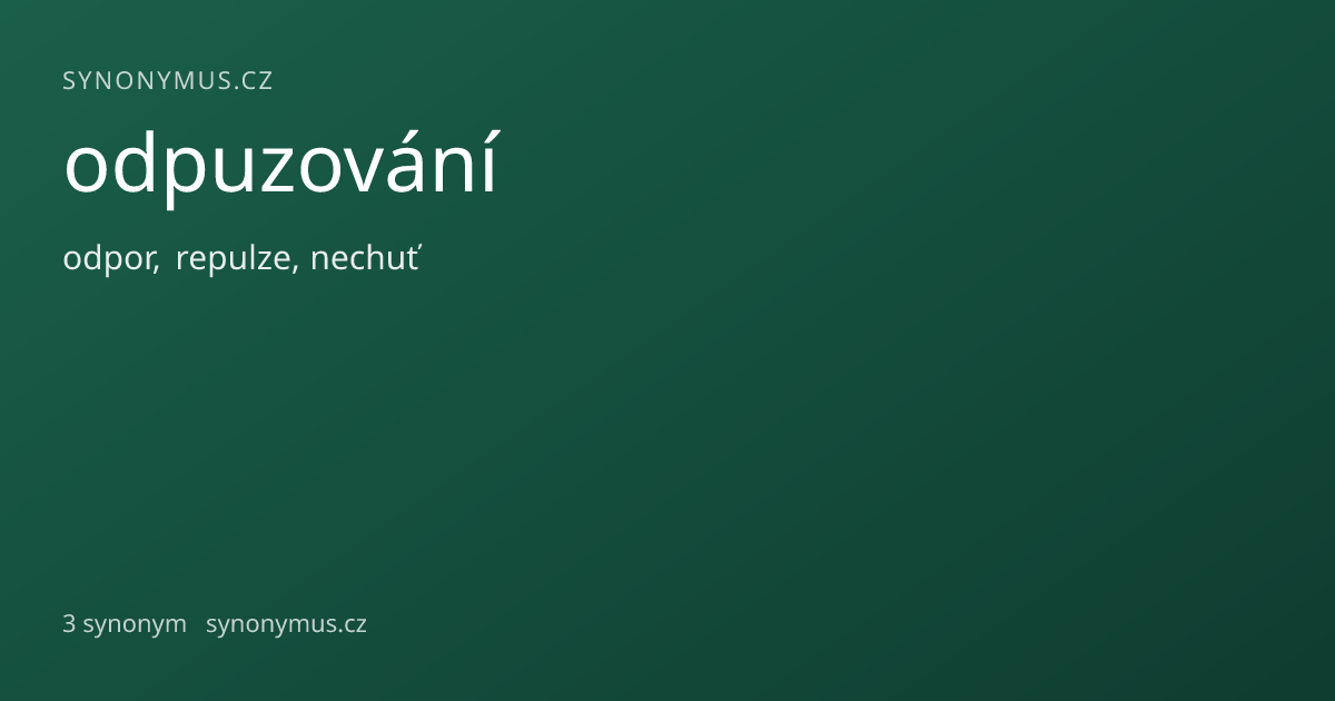 Náhled odkazu: odpuzování