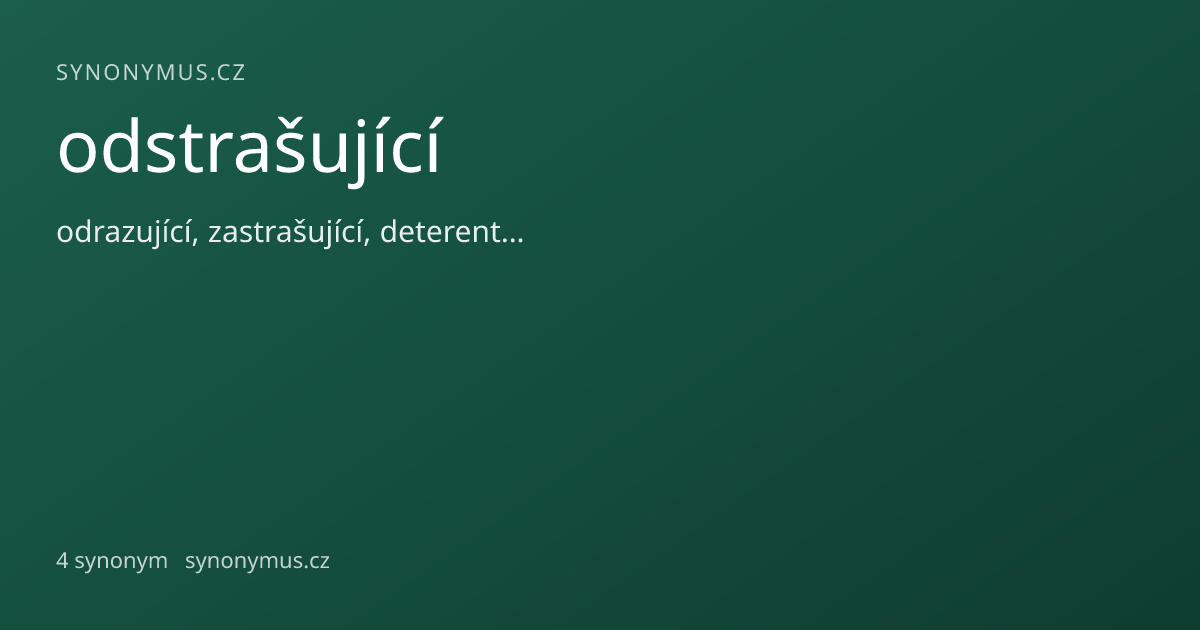 Náhled odkazu: odstrašující