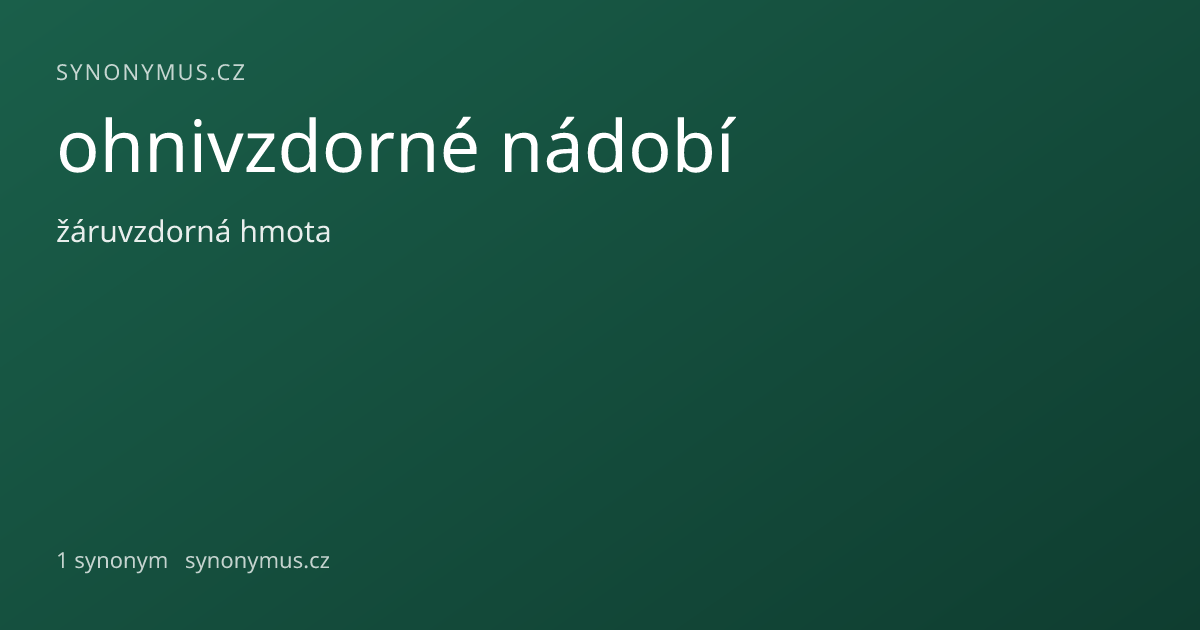 Náhled odkazu: ohnivzdorné nádobí