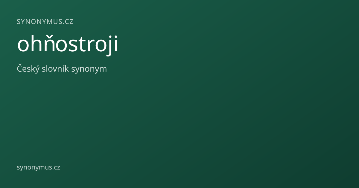 Náhled odkazu: ohňostroji