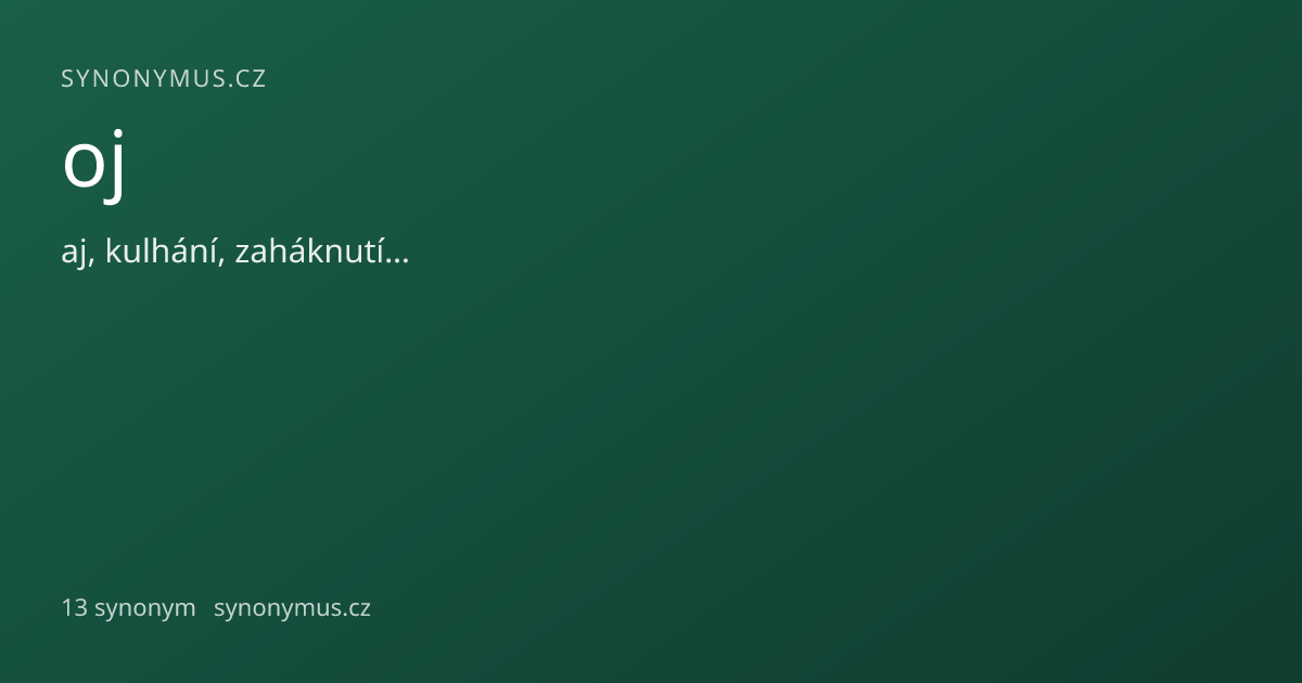 Náhled odkazu: oj