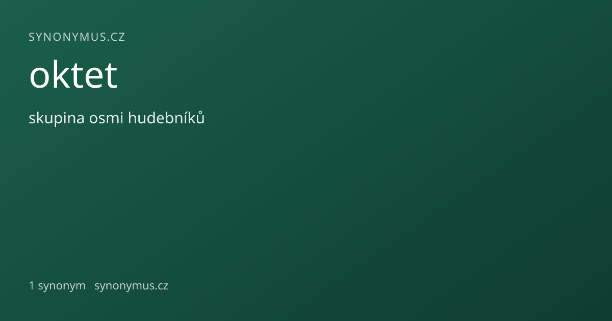 Náhled odkazu: oktet