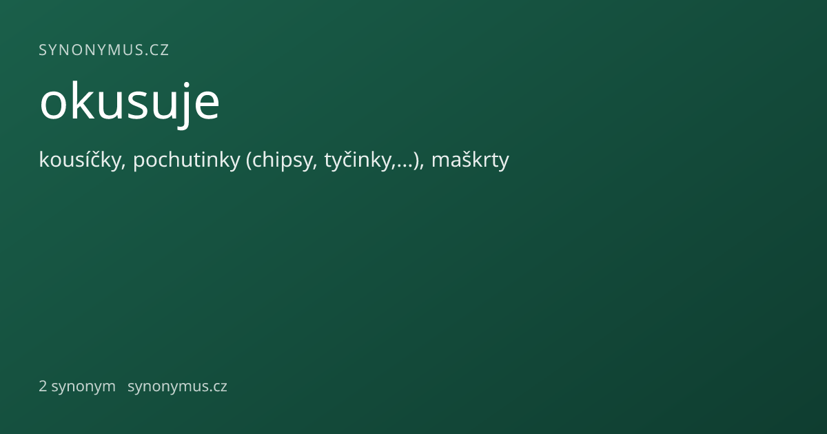 Náhled odkazu: okusuje