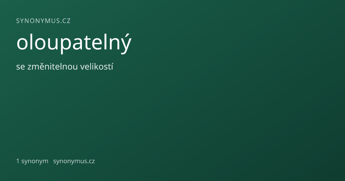 Náhled odkazu: oloupatelný