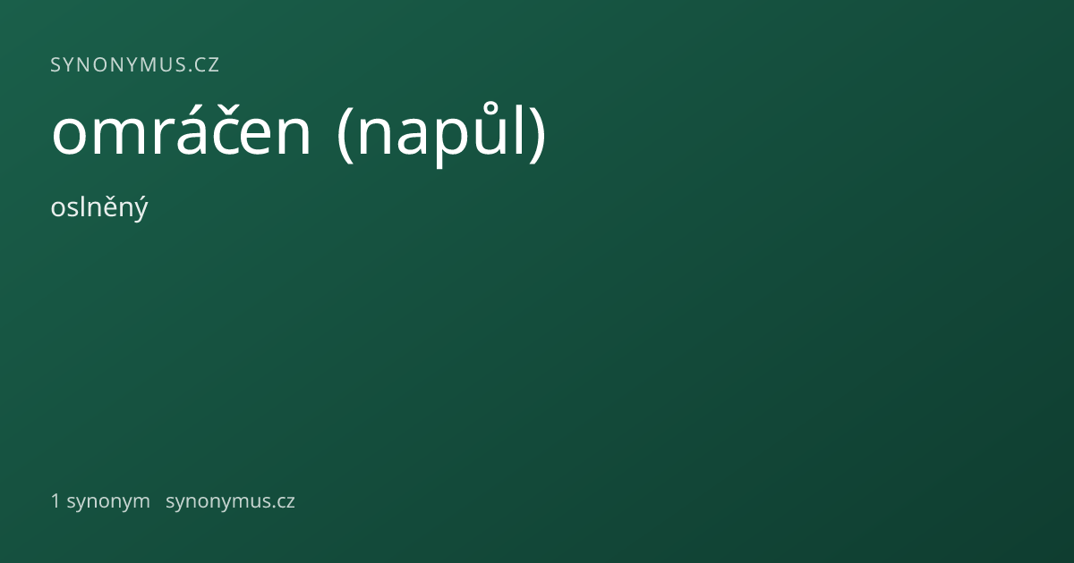 Náhled odkazu: omráčen (napůl)