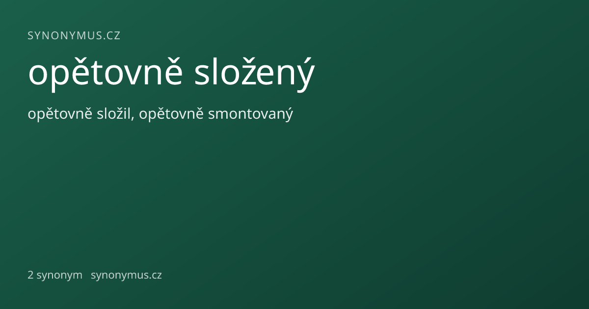 Náhled odkazu: opětovně složený