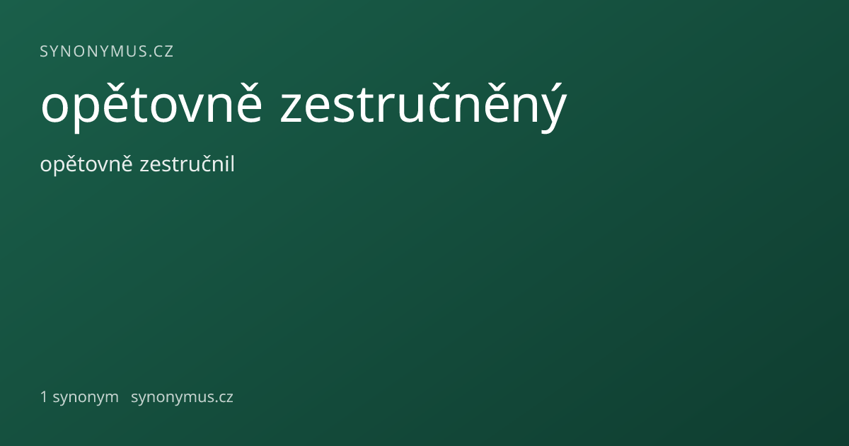 Náhled odkazu: opětovně zestručněný