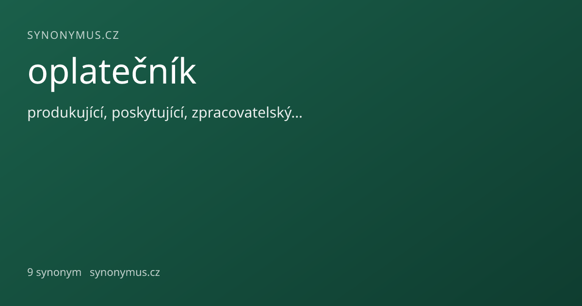 Náhled odkazu: oplatečník