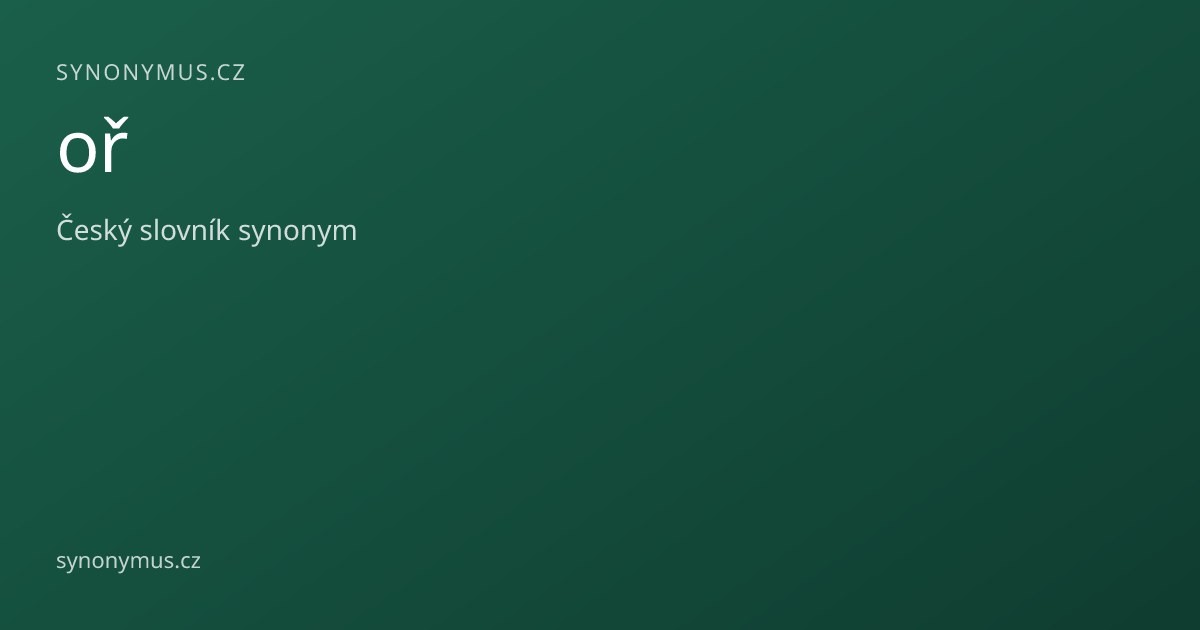 Náhled odkazu: oř
