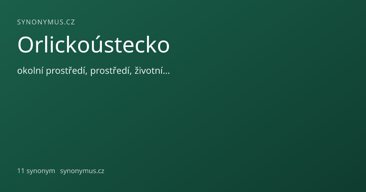 Náhled odkazu: Orlickoústecko