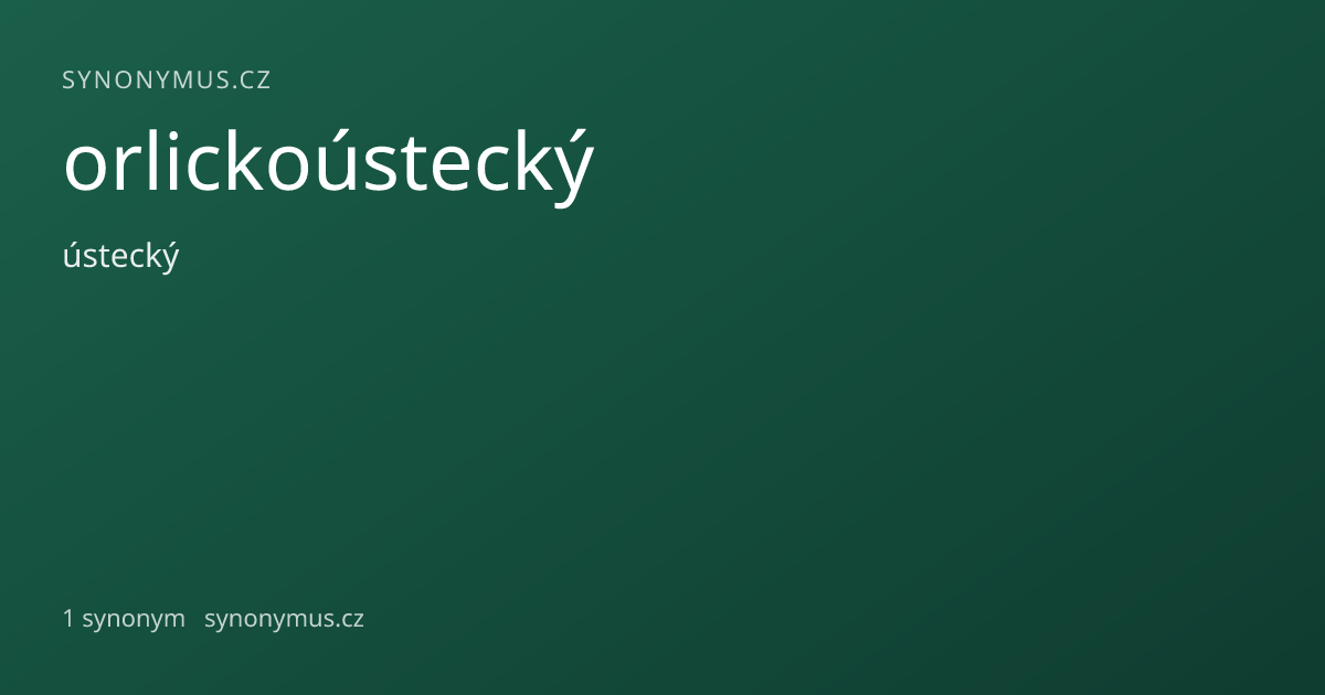Náhled odkazu: orlickoústecký