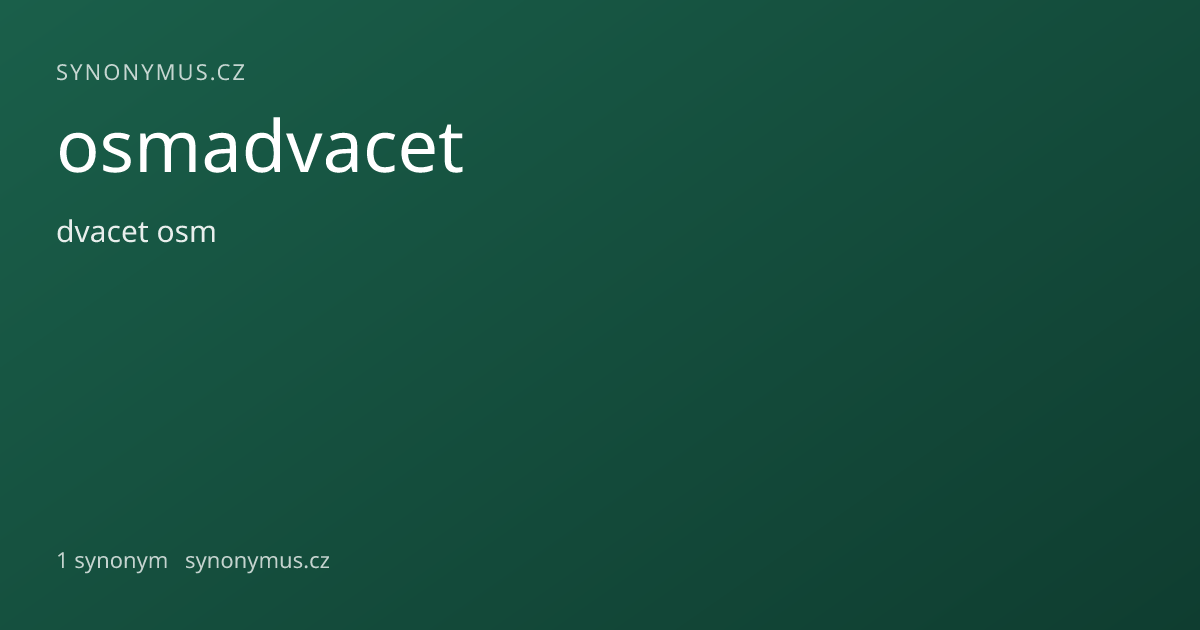 Náhled odkazu: osmadvacet