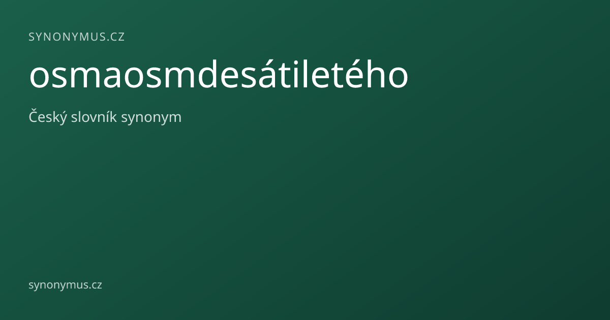 Náhled odkazu: osmaosmdesátiletého
