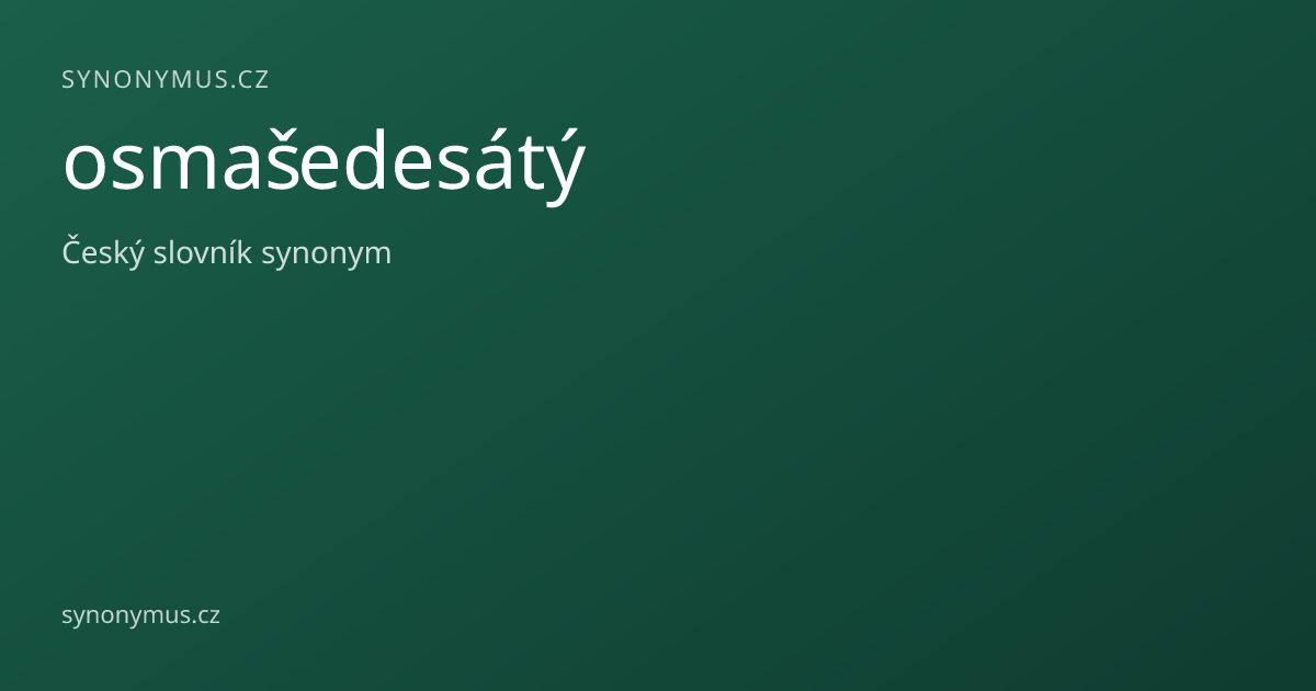 Náhled odkazu: osmašedesátý