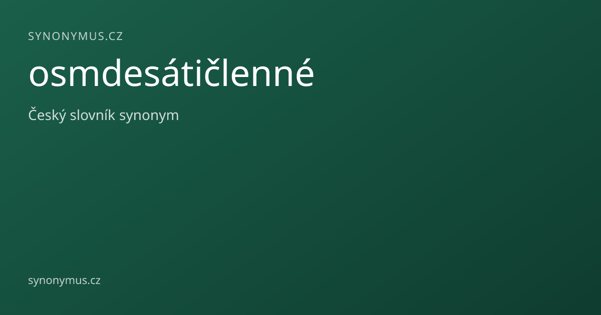 Náhled odkazu: osmdesátičlenné