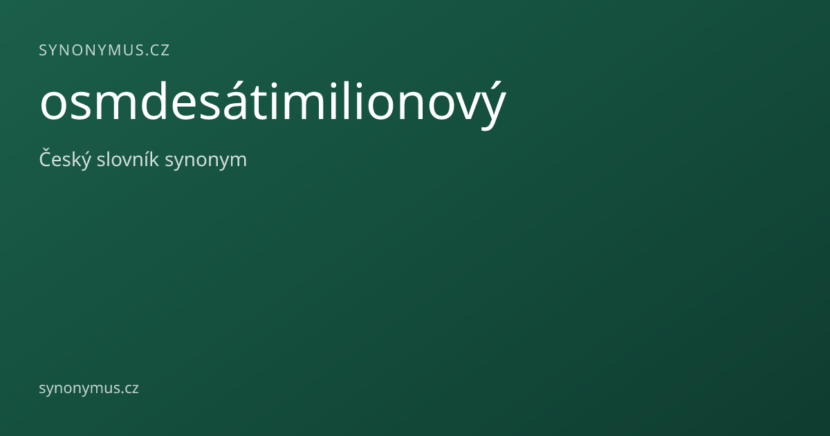 Náhled odkazu: osmdesátimilionový