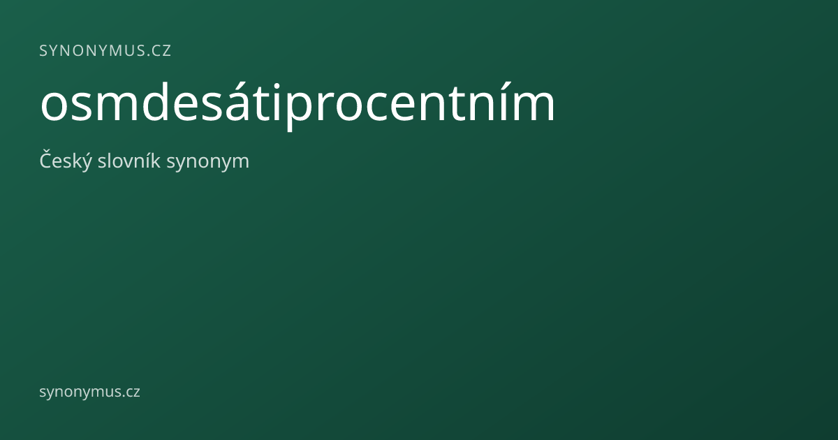 Náhled odkazu: osmdesátiprocentním
