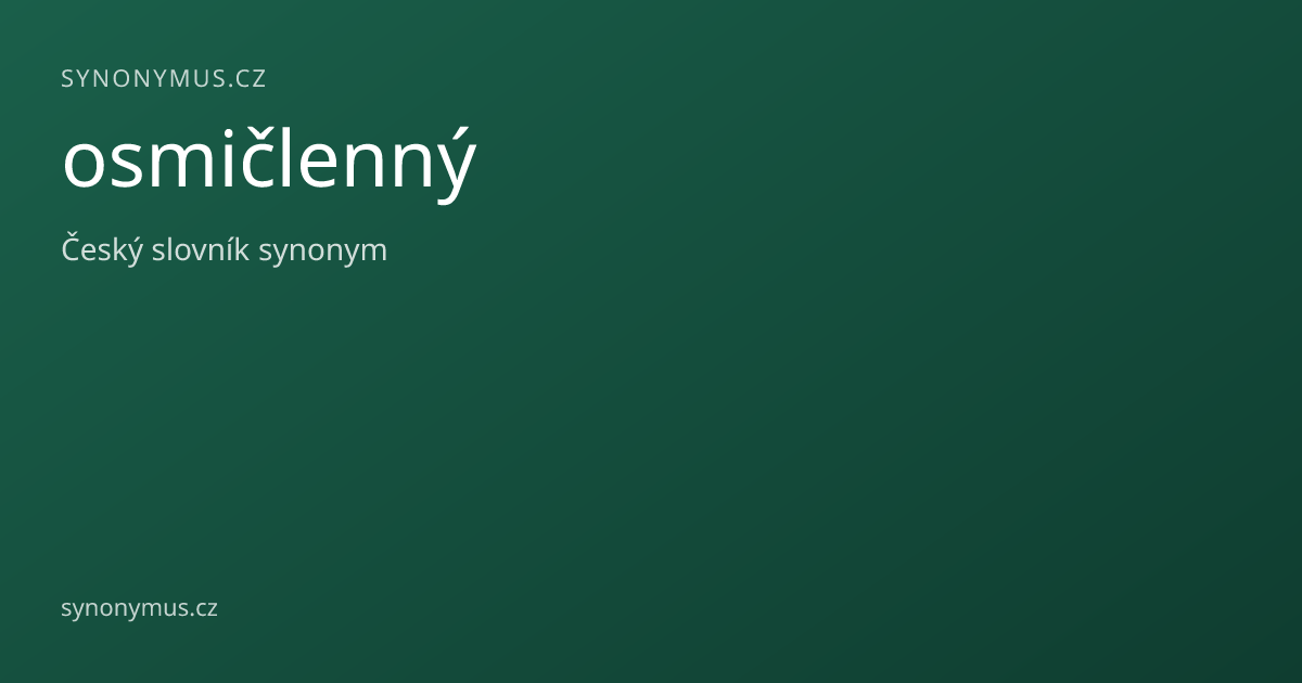Náhled odkazu: osmičlenný