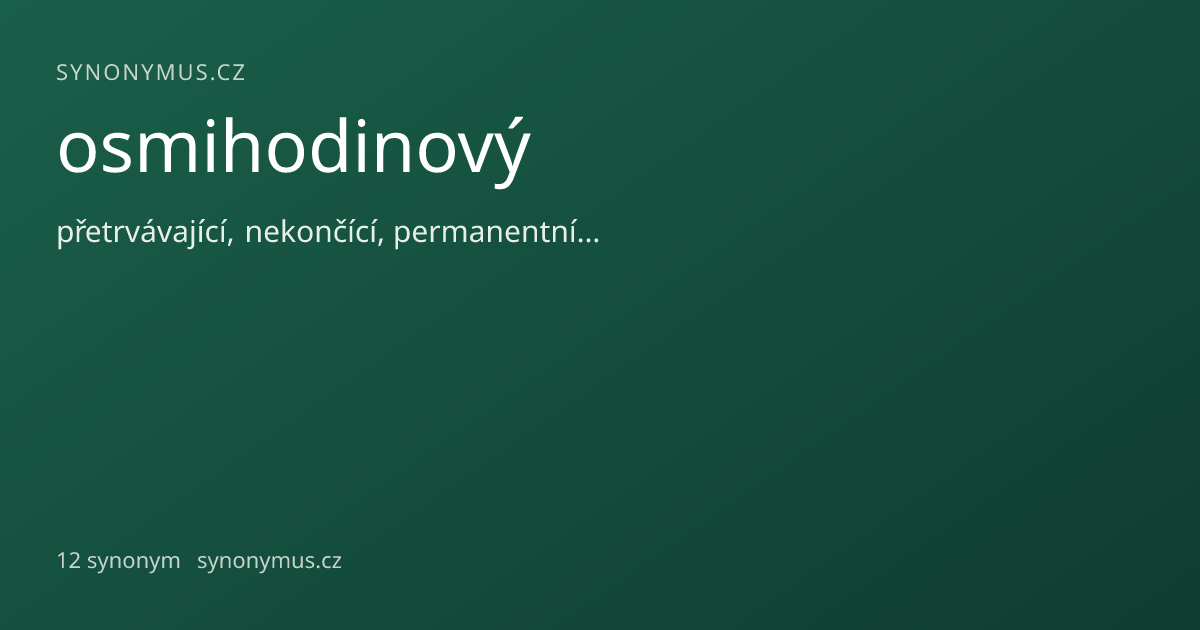 Náhled odkazu: osmihodinový