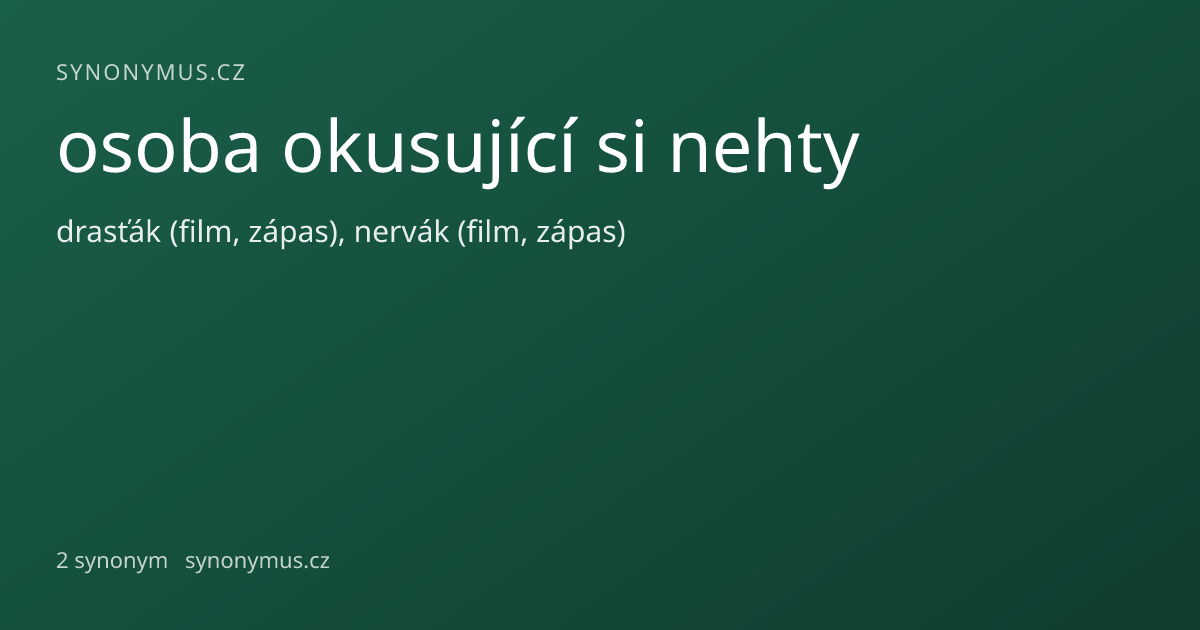 Náhled odkazu: osoba okusující si nehty