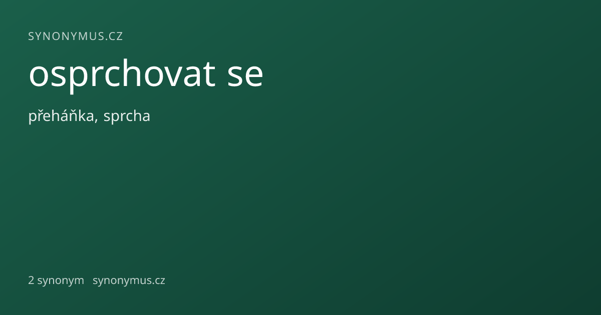 Náhled odkazu: osprchovat se