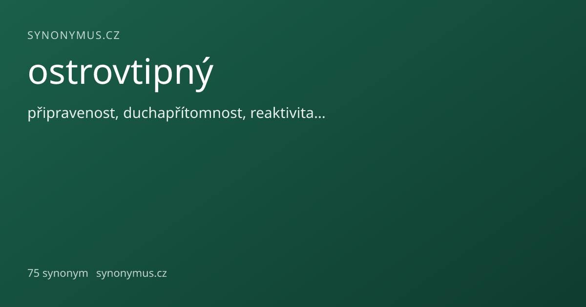 Náhled odkazu: ostrovtipný