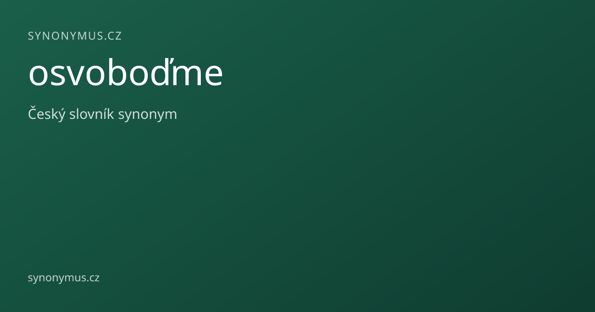 Náhled odkazu: osvoboďme
