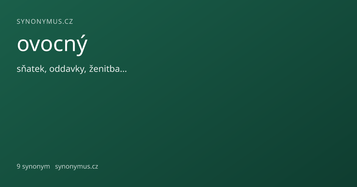 Náhled odkazu: ovocný