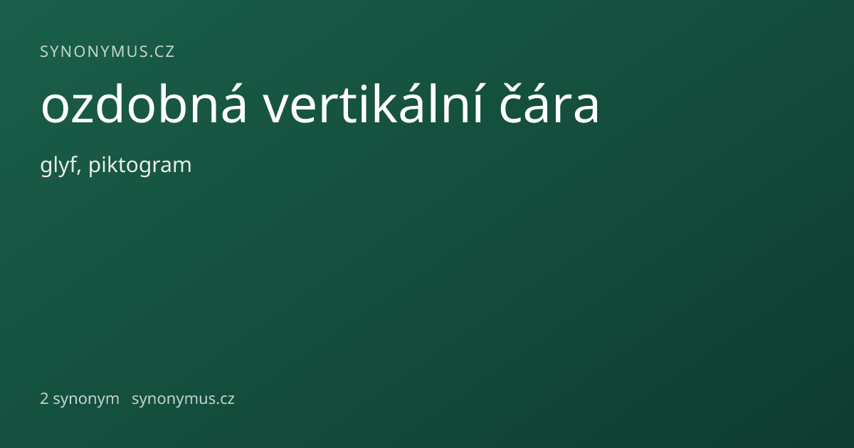 Náhled odkazu: ozdobná vertikální čára