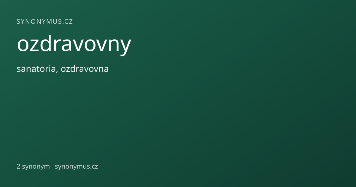 Náhled odkazu: ozdravovny