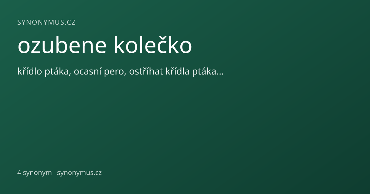 Náhled odkazu: ozubene kolečko