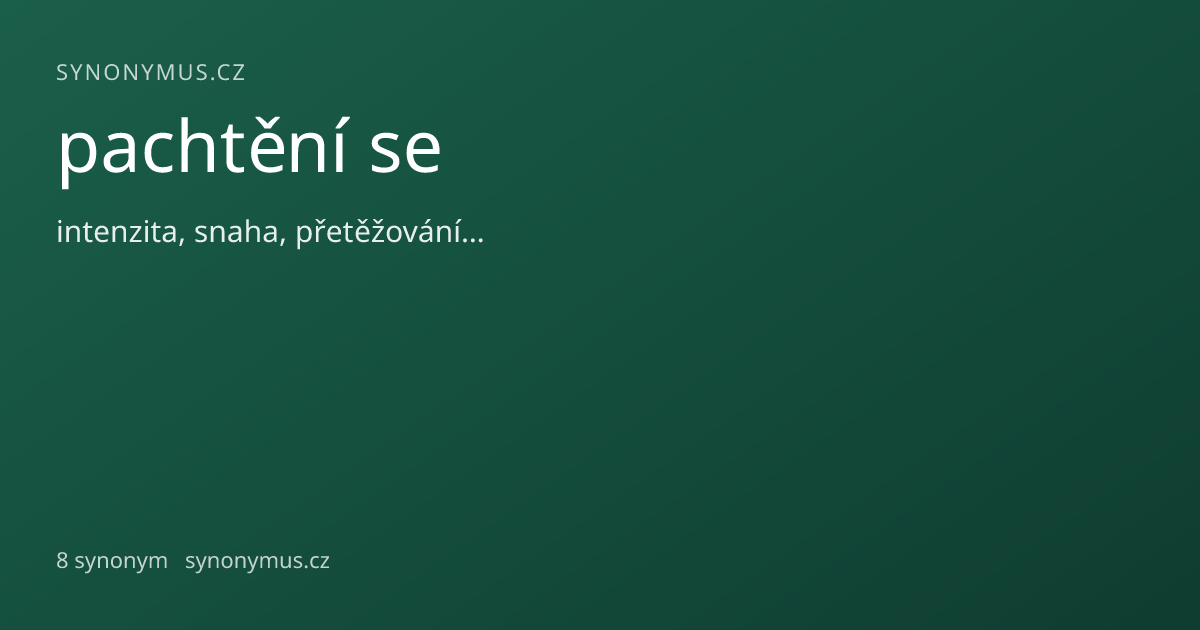 Náhled odkazu: pachtění se