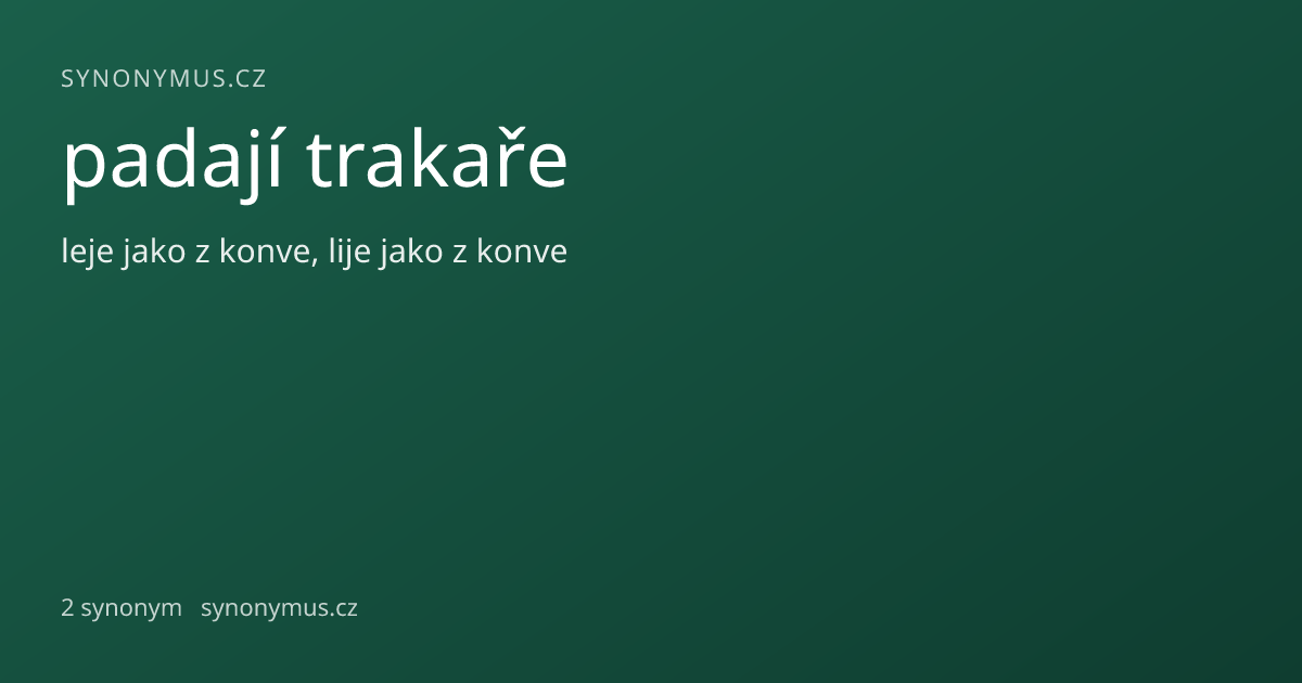 Náhled odkazu: padají trakaře