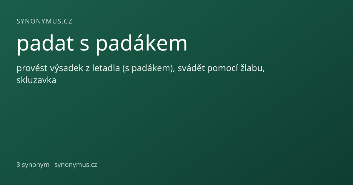 Náhled odkazu: padat s padákem