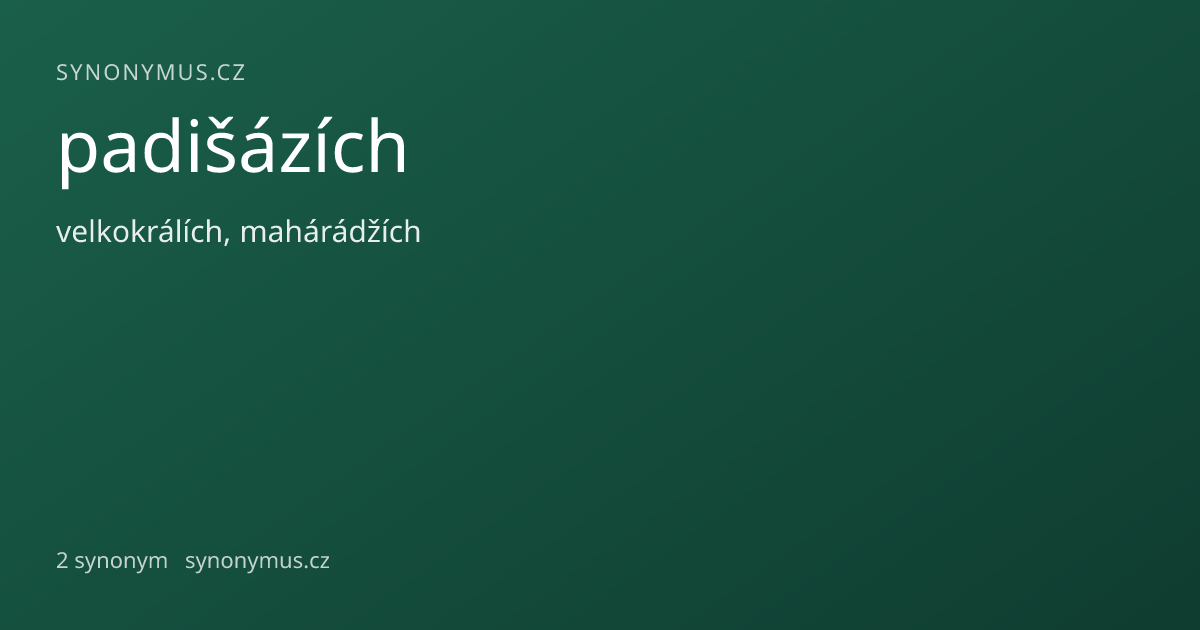 Náhled odkazu: padišázích