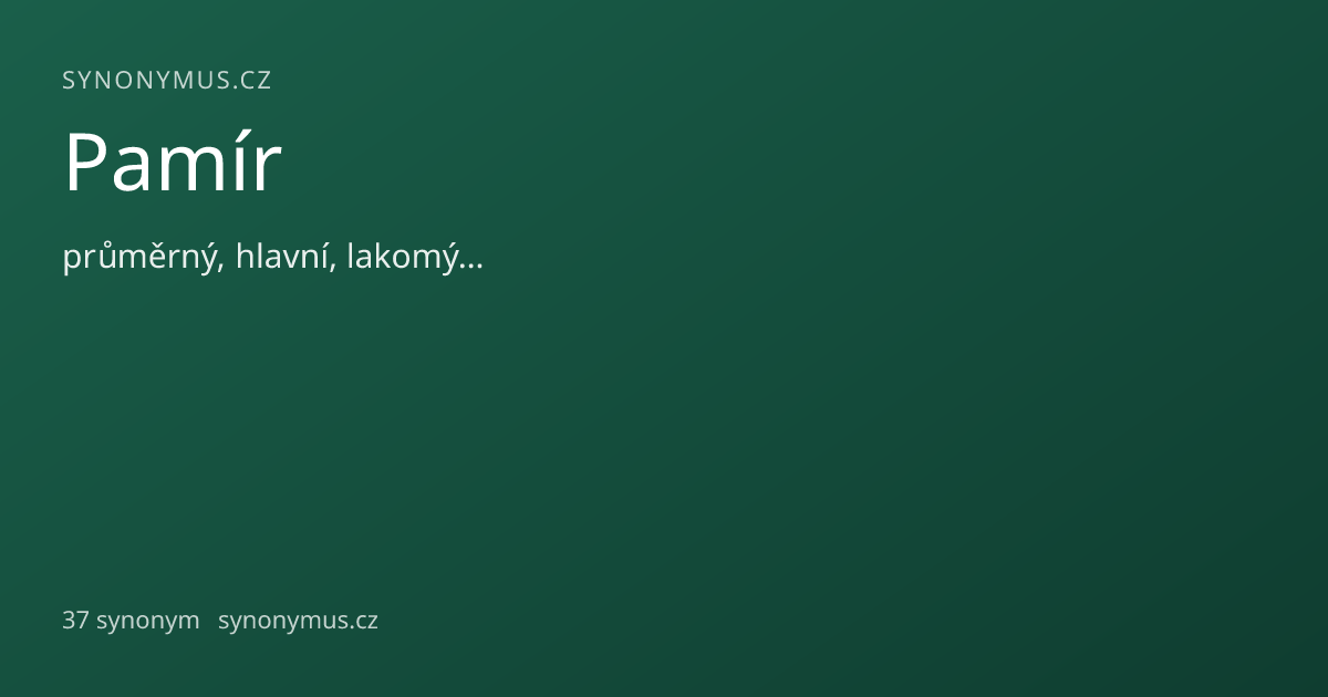 Náhled odkazu: Pamír