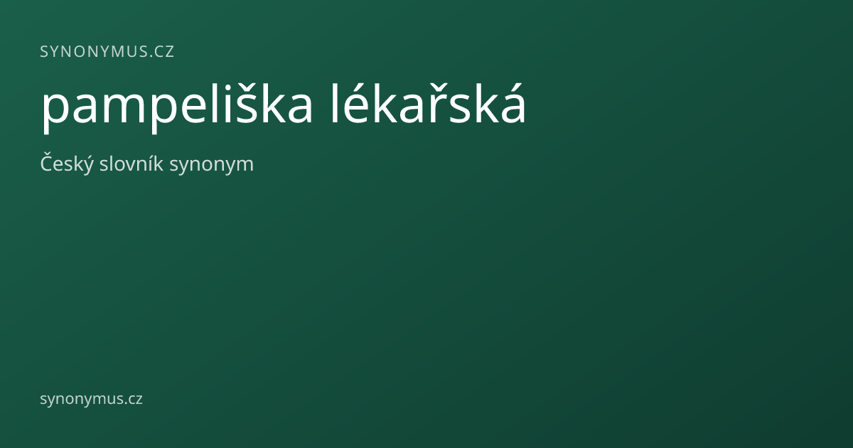 Náhled odkazu: pampeliška lékařská
