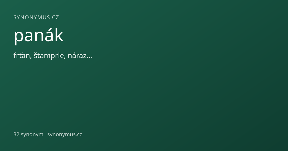 Náhled odkazu: panák