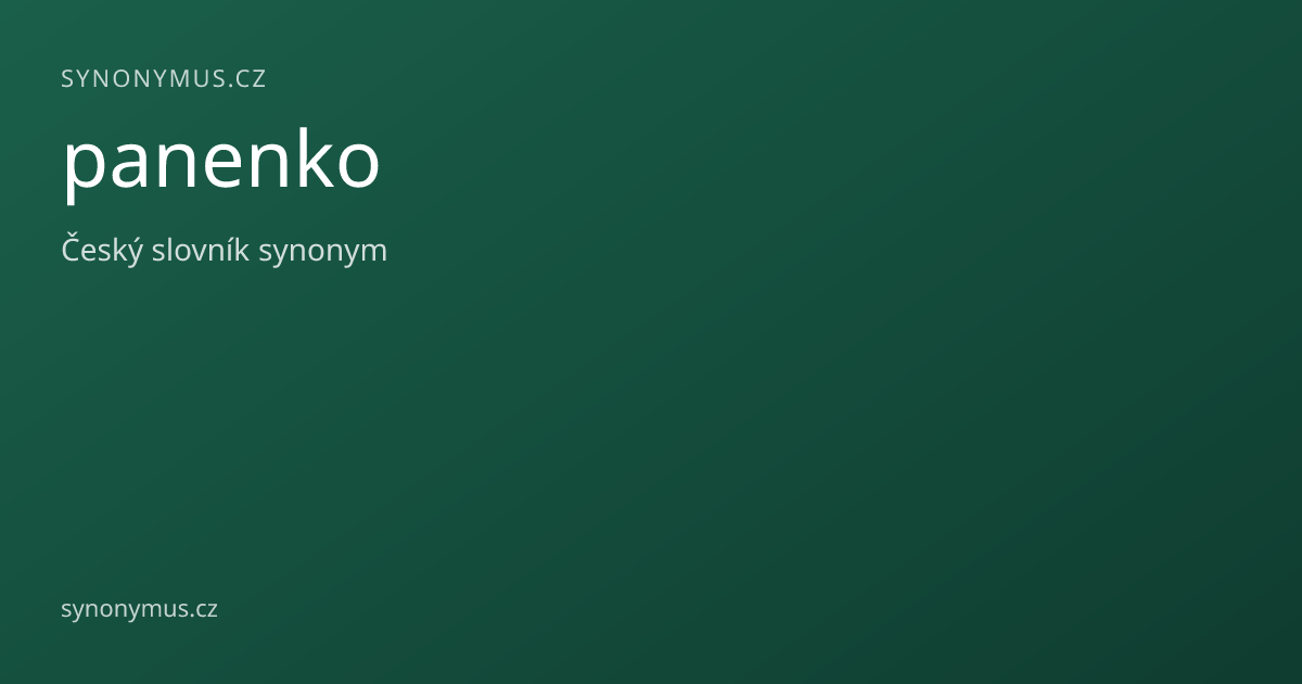 Náhled odkazu: panenko